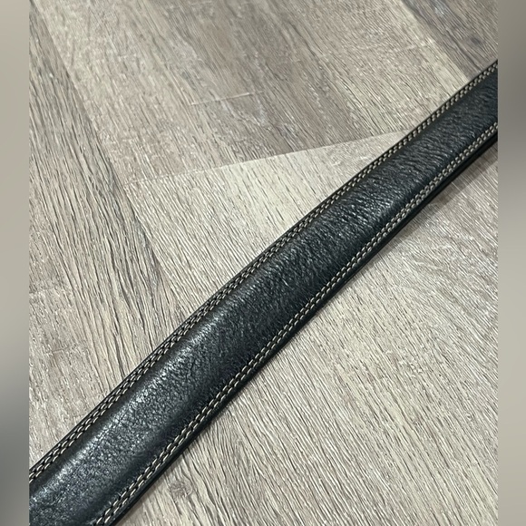 Brighton Belt 40W Hand made in USA Black Genuine Leather Belt - Picture 11 of 13